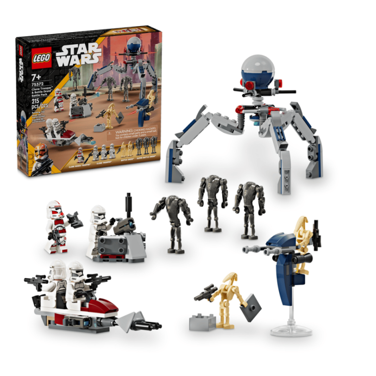 LEGO Star Wars – Bojový balíček Klonového vojaka a Bojového droida